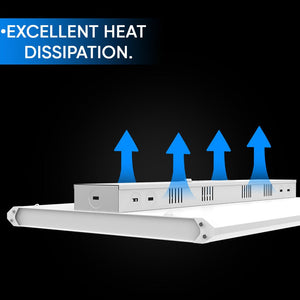 4FT Linear LED High Bay Light 165W/200W/225W Wattage Adjustable, 4000k/5000K/6500K CCT Changeable, Dip Switch, 0 - 10V Dim, 120 - 277V Input Voltage, ETL, DLC 5.1 Listed - LEDMyPlace