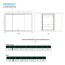 Load image into Gallery viewer, 55.1 in. X 25.6 in. Backlit/Frontlit LED Lighted Bathroom Vanity Mirror with Pivoting Side Mirrors, Thin Plexiglass Edge, Anti Fog, Adjustable 3 - Color Temperature &amp; Remembrance, Makeup Mirror, Touch Button, CRI 90+, Titan Style - LEDMyPlace