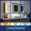 Load image into Gallery viewer, LED Bathroom Mirror Medicine Cabinet, Double Sided Mirror, On/Off Switch, Hector Style