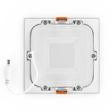 Load image into Gallery viewer, 4&quot; 9W LED Slim Panel Recessed Ceiling Light CCT 2700K 3000K 3500K 4000K 5000K, with Junction Box, Square