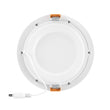 Load image into Gallery viewer, 6&quot; 12W LED Slim Panel Recessed Ceiling Light CCT 2700k 3000K 3500K 4000K 5000K, with Junction Box, Round