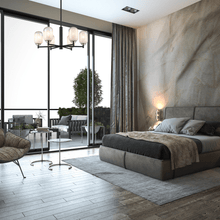 Load image into Gallery viewer, 6 - Light Black Finish Chandelier Light with Snow Glass, E12 Base, Width 24&quot; Height 10&quot;, 120V, Bulb Type B10, Socket type E12, Max wattage Per Socket 60W - LEDMyPlace
