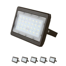 Load image into Gallery viewer, 50 Watt LED Flood Lights, 5700K, 6250LM Bright Outdoor Floodlights, U-Bracket Mount, Bronze Finish