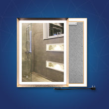 Load image into Gallery viewer, Bathroom Vanity LED Lighted Mirrors with Frame, CCT Remembrance, Defogger, Magnum Style