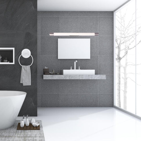 Cylinder Shape Integrated LED Bath Bar Light, 4000K (Cool White), Dimmable, ETL Listed, LED Vanity Light