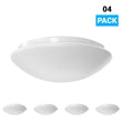 Load image into Gallery viewer, 11-round-mushroom-dimmable-flush-mount-1050-lumens-power-12-5w-ac120v