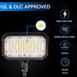 Load image into Gallery viewer, 50W/40W/30W LED Flood Light Outdoor 4000K/5000K/5700K CCT Changeable, Knuckle Mount, UL &amp; DLC 5.1 Premium, Bronze, IP65, For Gardens, Court, Lawn, Patio as well as LED Security Light