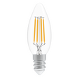 Load image into Gallery viewer, 4W Filament LED Bulb, 2700K, 360LM, 120V/60Hz, 4short filament, E12 Base, Dimmable, Clear Glass, LED Candelabra Light Bulbs