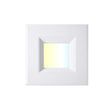 Load image into Gallery viewer, 6&quot; Square LED Downlight, 15W, 5CCT Changeable: 2700K/3000K/3500K/4000K/5000K, 120V AC, Baffle Aluminum Trim, Damp Location