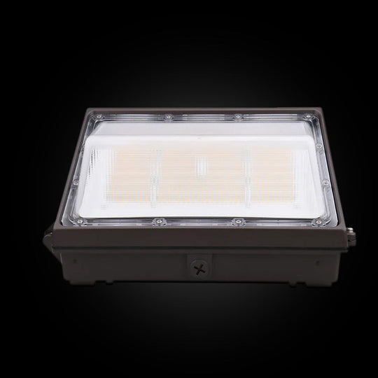 LED Wall Pack Light with Photocell, 40W, 5700K, 6300LM, AC120-277V, Waterproof, UL & DLC Listed