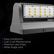 Load image into Gallery viewer, 40W LED Wall Pack  5700K-5400 Lumens Bronze Finish