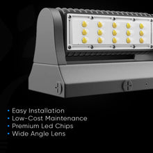 Load image into Gallery viewer, 40W LED Wall Pack  5700K-5400 Lumens Bronze Finish