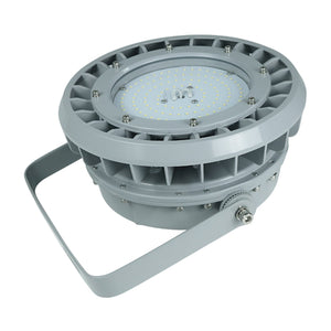 60 Watt LED Explosion Proof Round High Bay Light, B Series, Dimmable, 5000K, 8400LM, AC100-277V, IP66, Hazardous Location Lighting Fixtures