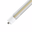 Load image into Gallery viewer, T8 8ft LED Tube/Bulb - 48w/40w/36w/32w Wattage Adjustable, 130lm/w, 3000k/4000k/5000k/6500k CCT Changeable, Clear, FA8 Single Pin, Double End Power - Ballast Bypass.