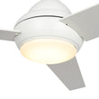 Load image into Gallery viewer, KENDRICK 52 inch 3-Blade Best Ceiling Fan with LED Light Kit &amp; Remote Control - White/White