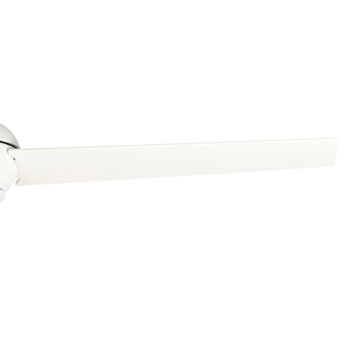 KENDRICK 52 inch 3-Blade Best Ceiling Fan with LED Light Kit & Remote Control - White/White