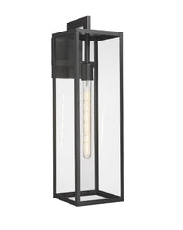 1-Light, Outdoor Wall Light, E26 Socket 1X60W, Matte Black, 25