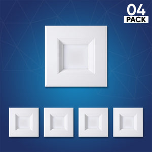 6" Square LED Downlight-  4 pack