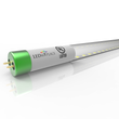 Load image into Gallery viewer, T8 4ft LED Tube Light Glass,18W, 2400 Lumens, 4000K, Clear, Hybrid led Bulbs