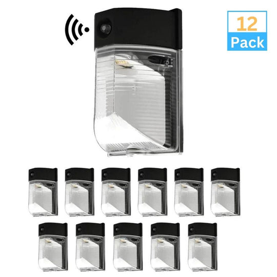 Dusk to Dawn - LED Wall Pack, 13W/18W/26W Wattage Adjustable, 3000K/4000K/5700K CCT Changeable, Outdoor Security Light