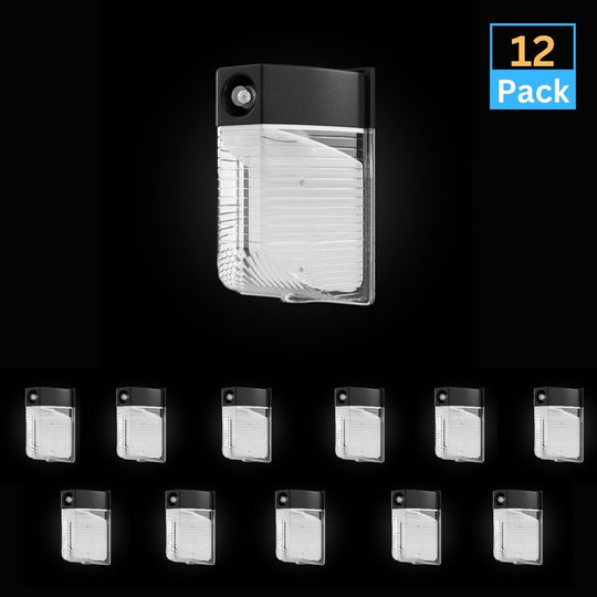 Dusk to Dawn - LED Wall Pack, 13W/18W/26W Wattage Adjustable, 3000K/4000K/5700K CCT Changeable, Outdoor Security Light