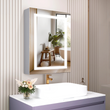 Load image into Gallery viewer, LED Bathroom Mirror Medicine Cabinet, Double Sided Mirror, On/Off Switch, Hector Style