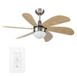 Load image into Gallery viewer, Minimus 38-inch Indoor Best Smart Ceiling Fan with Light Kit &amp; Wall Control, Works with Alexa/Google Home/Siri