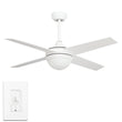 Load image into Gallery viewer, Nova 48-inch Indoor Best Smart Ceiling Fan with LED Light Kit &amp; Wall Control, Works with Alexa/Google Home/Siri