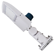 Load image into Gallery viewer, 150w-led-pole-light-with-photocell-5700k-universal-mount-white-ac100-277v