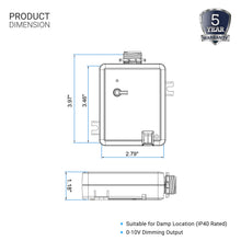 Load image into Gallery viewer, power-pack-0-10v-wireless-dimming-module-120-277v-10a-build-in-relay