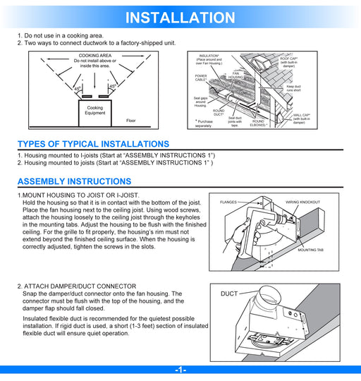 Bathroom Exhaust Fan