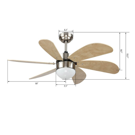 Minimus 38-inch Indoor Best Smart Ceiling Fan with Light Kit & Wall Control, Works with Alexa/Google Home/Siri