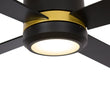 Load image into Gallery viewer, Arlington 52 Inch 4-Blade Flush Mount Best Smart Ceiling Fan With Led Light Kit &amp; Wall Switch - Gold/Black