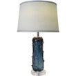 Load image into Gallery viewer, Jacinto Sculpted Translucent Glass Accent Best Table Lamp 27&quot;