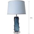 Load image into Gallery viewer, Jacinto Sculpted Translucent Glass Accent Best Table Lamp 27&quot;