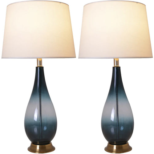 Lola Ombre Droplet Glass Best Table Lamp 28