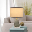 Load image into Gallery viewer, Kala Little Twist Frosted Glass Best Table Lamp 24&quot; - Smoke Gray