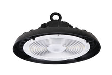 Load image into Gallery viewer, UFO LED High Bay Light 240W/220W/200W Wattage Adjustable, Gen23, 5700K, 150LM/W-155LM/W, 120-277VAC, IP65, For Warehouse Factory Workshops Gymnasium &amp; Supermarket Lighting