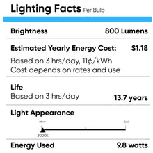 Load image into Gallery viewer, a19-dimmable-led-light-bulb-9-8w-energy-star-3000k-soft-white-800-lumens-e26