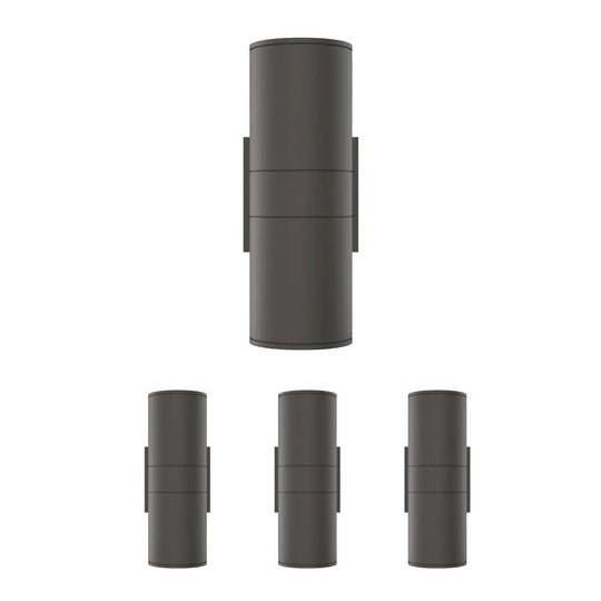 Cylinder Lights - Outdoor Wall Lighting - 2x36W, AC100- 277V, LED Up & Down Light, Double Side (White Light)