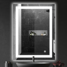 Load image into Gallery viewer, Backlit/Frontlit, Vanity Mirror with Lights, Touch Switch, Anti - Fog, Adjustable 3 - Color Temperature &amp; Remembrance, CRI 90+, LED Mirror for Bathroom, Accord Style - LEDMyPlace