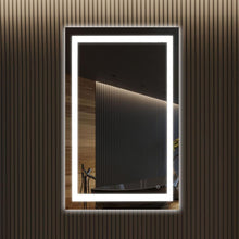 Load image into Gallery viewer, Backlit/Frontlit, Vanity Mirror with Lights, Touch Switch, Anti - Fog, Adjustable 3 - Color Temperature &amp; Remembrance, CRI 90+, LED Mirror for Bathroom, Accord Style - LEDMyPlace