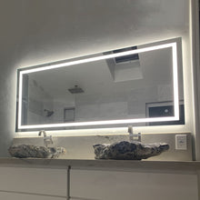 Load image into Gallery viewer, Backlit/Frontlit, Vanity Mirror with Lights, Touch Switch, Anti - Fog, Adjustable 3 - Color Temperature &amp; Remembrance, CRI 90+, LED Mirror for Bathroom, Accord Style - LEDMyPlace