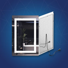 Load image into Gallery viewer, Backlit/Frontlit, Vanity Mirror with Lights, Touch Switch, Anti - Fog, Adjustable 3 - Color Temperature &amp; Remembrance, CRI 90+, LED Mirror for Bathroom, Accord Style - LEDMyPlace