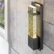 Load image into Gallery viewer, Bubble Glass LED Indoor Outdoor Wall Sconce Light, 12W, Dimmable, 4000K, 600lm, ETL Listed(Wet Location), For Front Door, Doorway, Foyer, Corridor, Balcony, Patio and Porch - LEDMyPlace