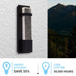 Load image into Gallery viewer, Bubble Glass LED Indoor Outdoor Wall Sconce Light, 12W, Dimmable, 4000K, 600lm, ETL Listed(Wet Location), For Front Door, Doorway, Foyer, Corridor, Balcony, Patio and Porch - LEDMyPlace