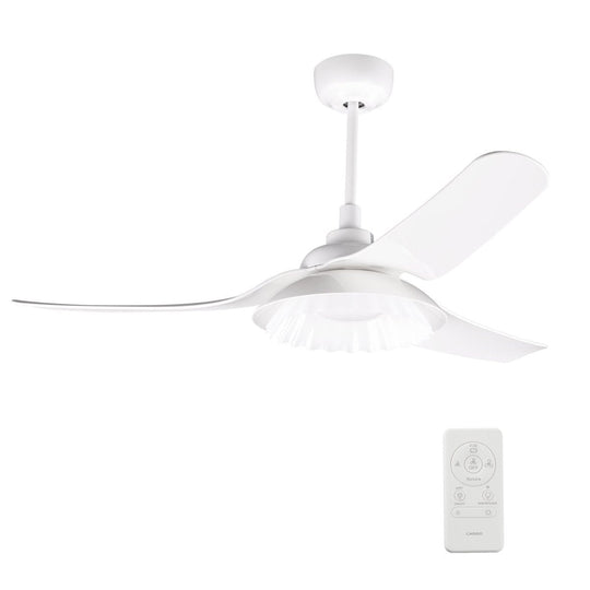 Daisy 52'' Best Smart Ceiling Fan with Remote, Light Kit Included, Works with Google Assistant and Amazon Alexa,Siri Shortcut - LEDMyPlace