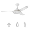 Load image into Gallery viewer, Daisy 52&#39;&#39; Best Smart Ceiling Fan with Remote, Light Kit Included, Works with Google Assistant and Amazon Alexa,Siri Shortcut - LEDMyPlace