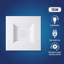 Load image into Gallery viewer, 15W Square LED Downlights