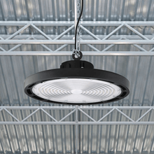 Load image into Gallery viewer, Gen13 UFO LED High Bay Light, 200W, 4000K, 28,600LM, AC120 - 277V, IP65 Waterproof, UL, DLC Listed, 0 - 10V Dimmable, Plug &amp; Play Lighting for Warehouse Workshop Factory Barn Garage Area Lighting Fixture - LEDMyPlace